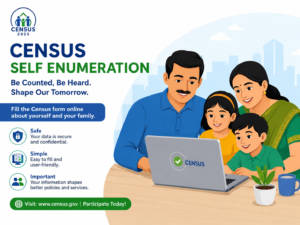 Kerala Census 2026 digital self enumeration mobile portal laptop screen setup