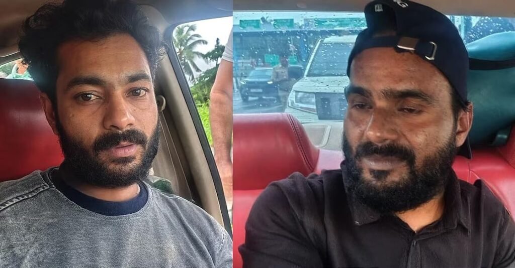 കാസർകോട് 30 കിലോ കഞ്ചാവുമായി പിടിയിലായ പ്രതികളും കാറും