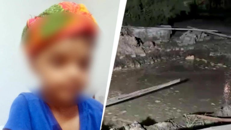 UP Greater Noida construction pit accident child death visual