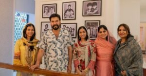 Actor Mammootty visiting late Cochin Haneefa's new house AB Mansil in Vennala with wife Sulfath.