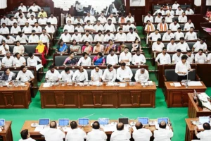 Tamil Nadu Assembly session discussing anti-NEET resolution