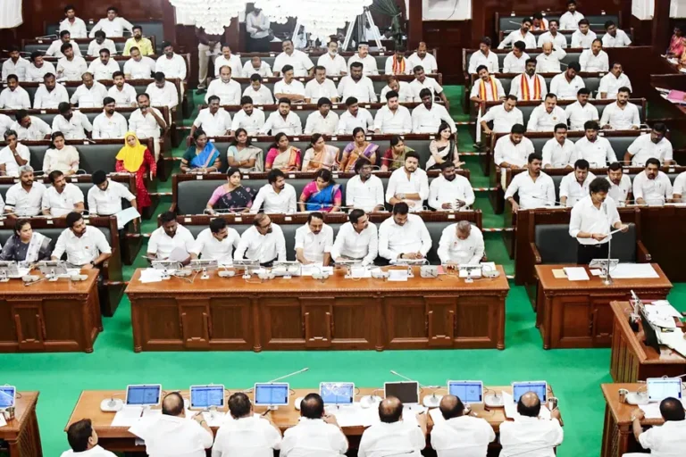 Tamil Nadu Assembly session discussing anti-NEET resolution