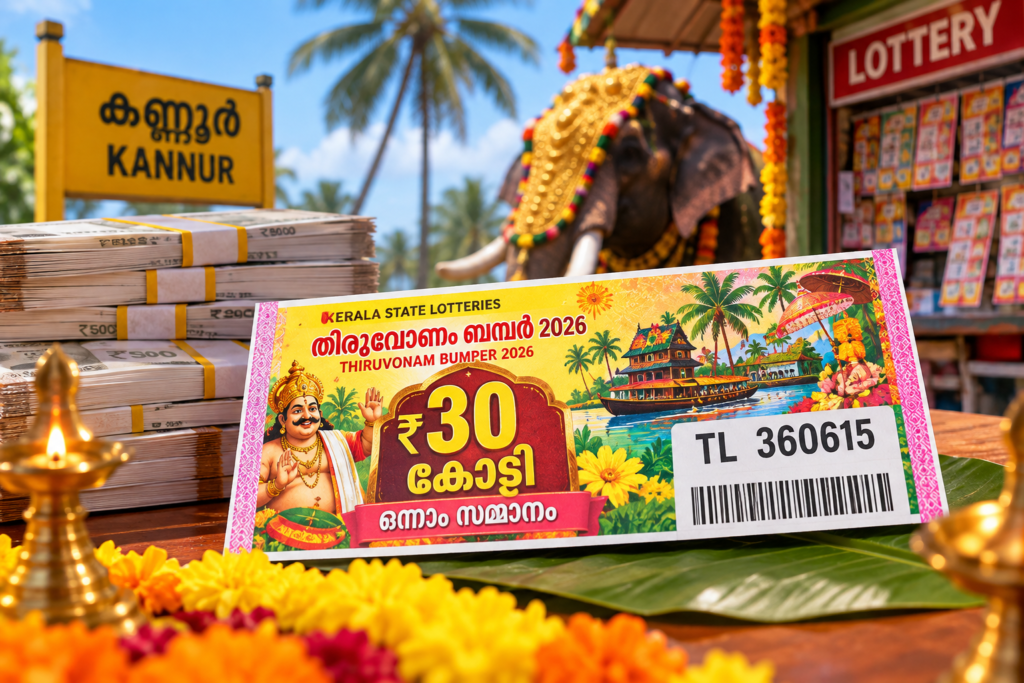 LUCKY TICKET SOLD IN KANNUR